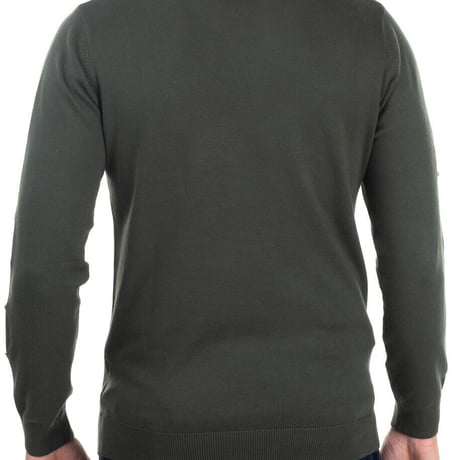 SSEINSE Jumper  Thin Knit Raw Edges Patched Inside  Crew Neck