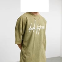 ASOS Dark Future oversized t-shirt in washed green