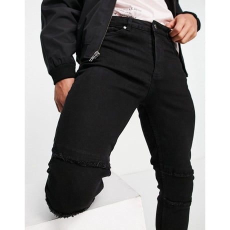 Bolongaro Trevor knee panel skinny fit jeans