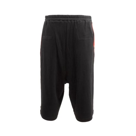 Unconditional BLACK SIDE STRIPE BAGGY JOGGER SHORTS