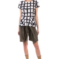 KISUA AFRICA By 8 Satin Peplum Top