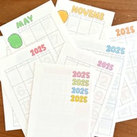 ミニ6マンスリーペーパー2025(扉ページなし)