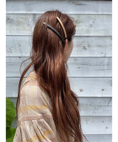 【kost kamm】wood-hairbarrette （12cm）