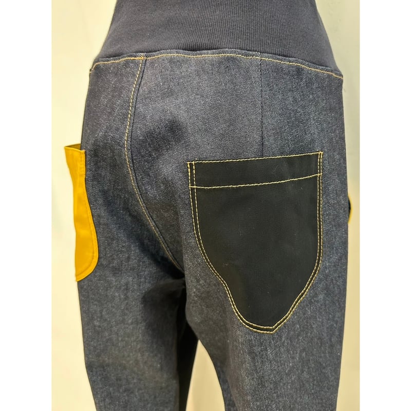 デニム　ジーンズ　もりゆみ　MORI yumi ヨーヨーパンツ デニム ジーンズ もりゆみ MORI yumi ヨーヨーパンツ