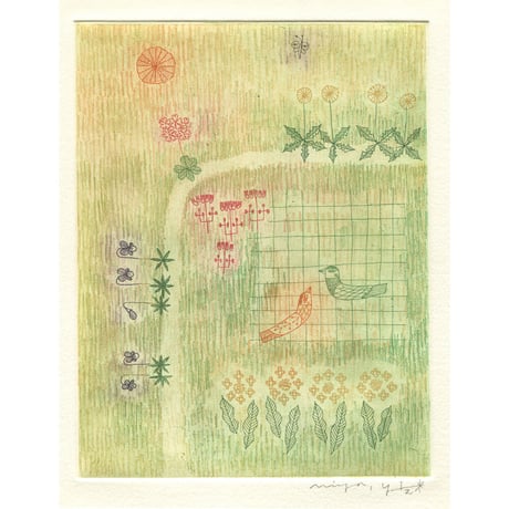 山田ミヤ「春の野原」