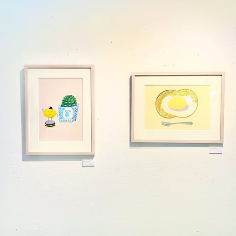 藤本巧「レモンとサボテン」fujimoto takumi 原画