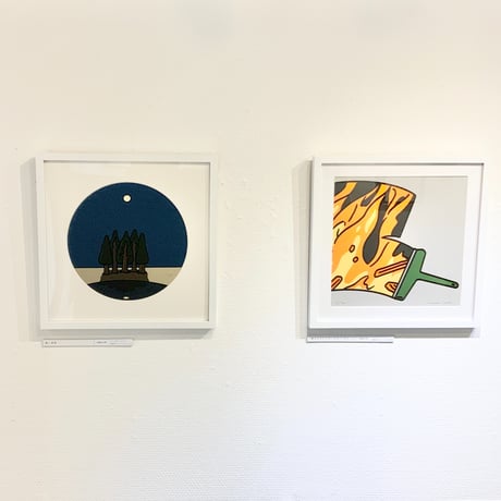 OTA Minami「1 番まちがえてはいけない 1 字だった」版画