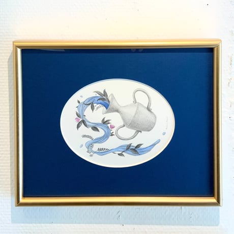 河井いづみ「みずかめ座Ⅱ（星座）」  izumi kawai  原画