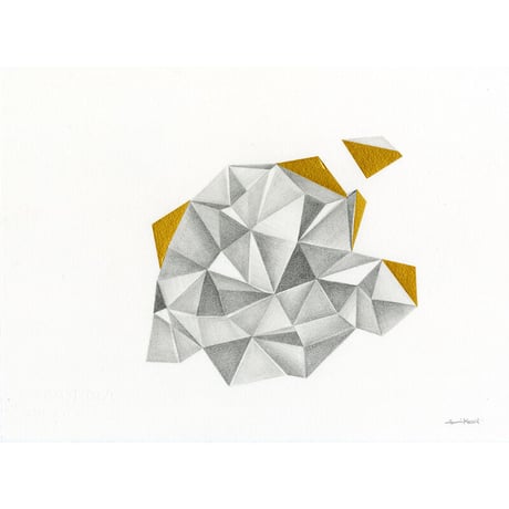 河井いづみ「月の石」  izumi kawai  原画