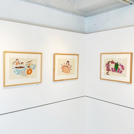 水沢そら「sofa #2」sora mizusawa 原画