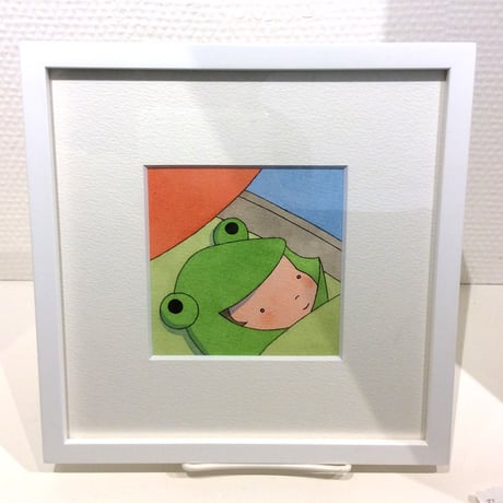 杉田比呂美「ずっと空をみている」原画作品