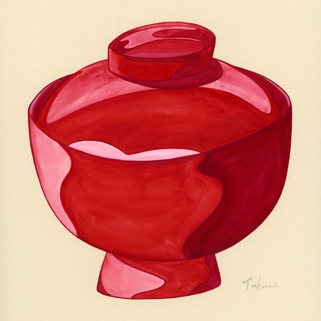 藤本巧「漆器」fujimoto takumi 原画