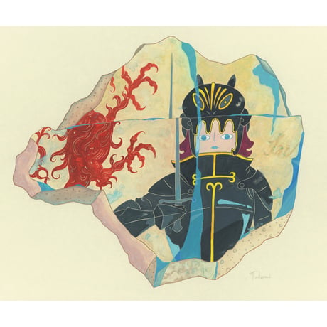 藤本巧「黒豹の鎧」fujimoto takumi 原画