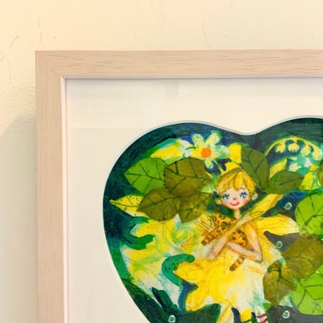 田村セツコ「森の妖精」版画作品