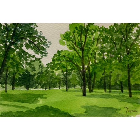 民野宏之 「公園①」原画