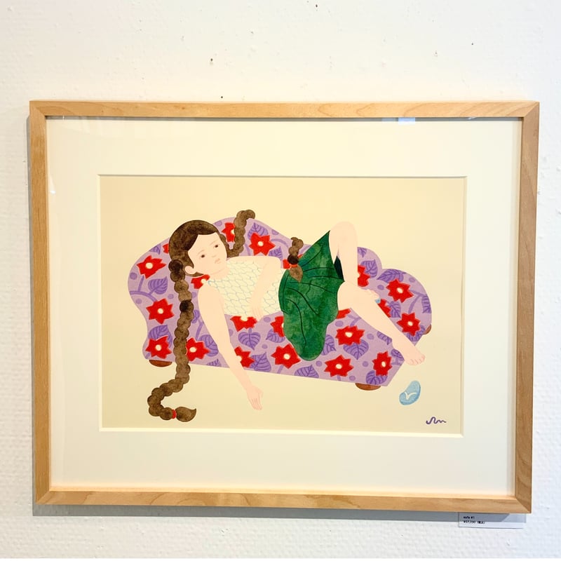 水沢そら「sofa #1」sora mizusawa 原画 | SPACE YUI onlin