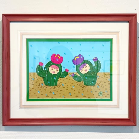 竹井千佳「very very happy」/ 原画　chika takei