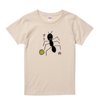 安西水丸 Tシャツ「アリ」