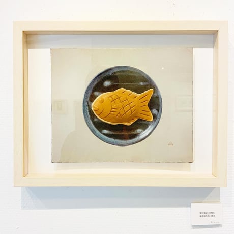 チカツタケオ「御三家より高価な表参道のたい焼き」原画  chikatsu takeo