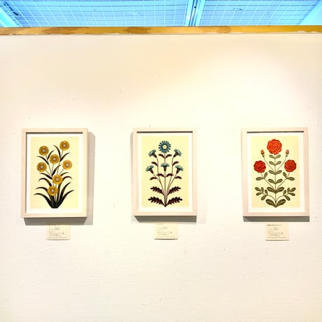 山田博之「寒いときと　暑いときと」版画