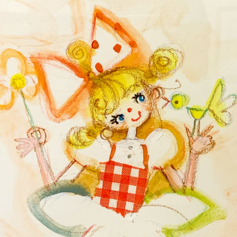 田村セツコ「ひみつのささやき」原画 tamura setsuko | SPACE