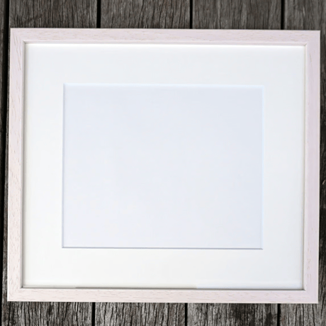 河井いづみ「青いタイル」リトグラフ