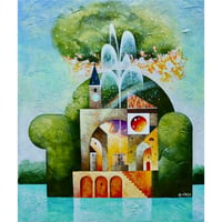 星野哲朗「光陰の町」 原画作品
