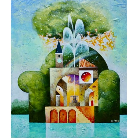 星野哲朗「光陰の町」 原画作品