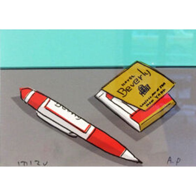 安西水丸「赤いペンとマッチ」 mizumaru anzai | SPACE YUI onli