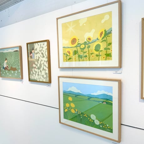 川上和生「太陽の讃歌」原画作品