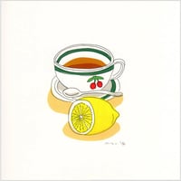安西水丸「レモンティー」