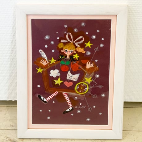 田村セツコ「楽しい毎日」原画  tamura setsuko