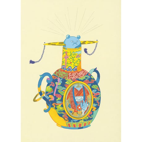 藤本巧「僵尸壺」原画