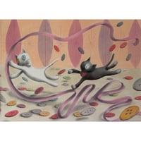 荻原美里　postcard_BOX &「レースフラワー」ジクレー 荻原美里 postcard_BOX &「レースフラワー」ジクレー