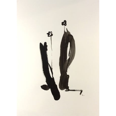 手島加江「せいくらべ」（原画）tejima kae