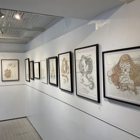 須川まきこ「待ちびと」原画 sugawa makiko