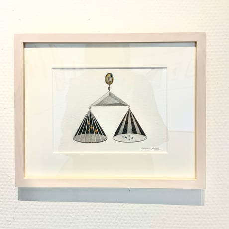 河井いづみ「てんびん座Ⅰ（星座）」  izumi kawai  原画