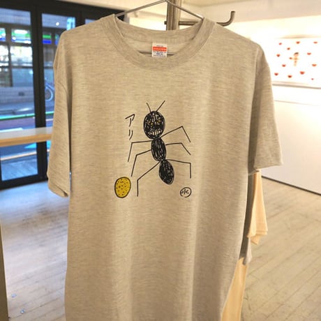 安西水丸 Tシャツ「アリ」