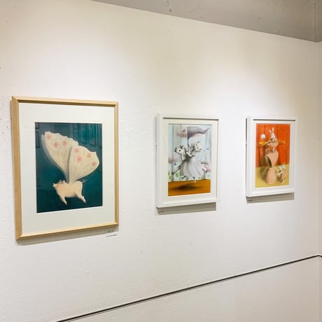 松本圭以子「白馬にのって」原画作品