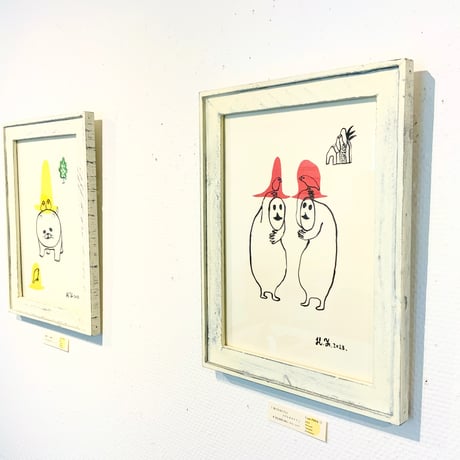 山田博之「気づかぬうちにステレオタイプ」原画 hiroyuki yamada