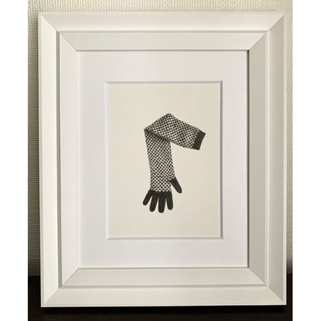 門川洋子「ChecKer Long Glove-b」（原画）