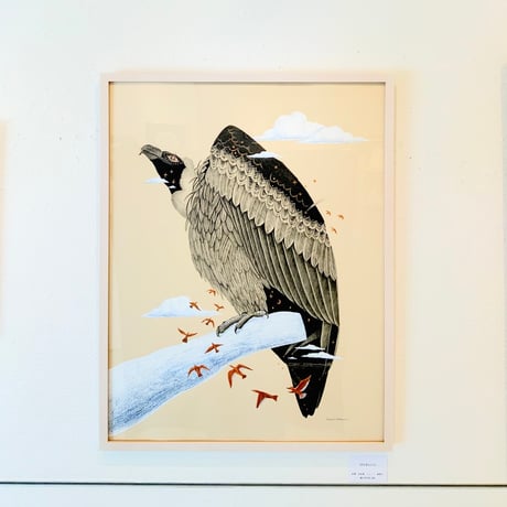 河井いづみ「空を見るとき」  izumi kawai  原画