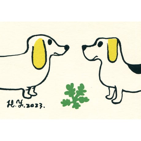 山田博之「今日はいい日だ」原画 hiroyuki yamada