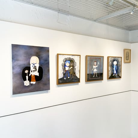 中村幸子「青いジャンプスーツ」  原画作品