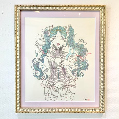 須川まきこ「マジックアワー」原画 sugawa makiko