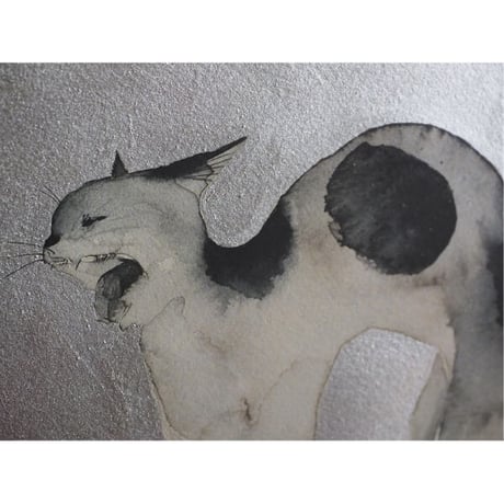ミヤギユカリ「あくび」原画