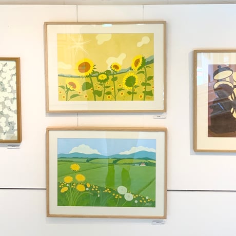 川上和生「太陽の讃歌」原画作品