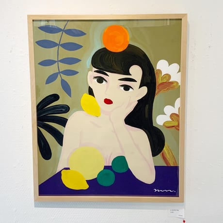中村桃子「a cloudy day」原画