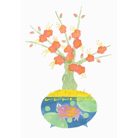 藤本巧「梅」原画