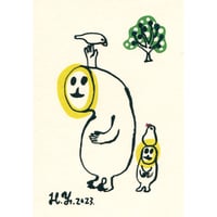 山田博之「まごのてがかかせません」原画 hiroyuki yamada